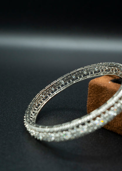 Gleaming silver