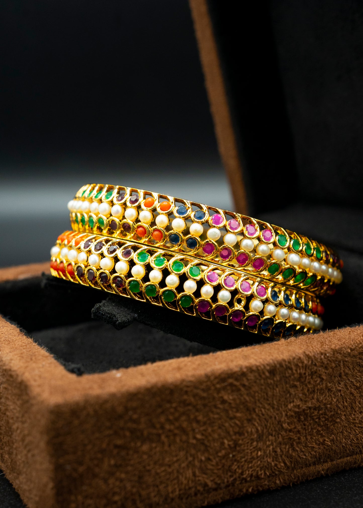 Mystic multi stones bangles