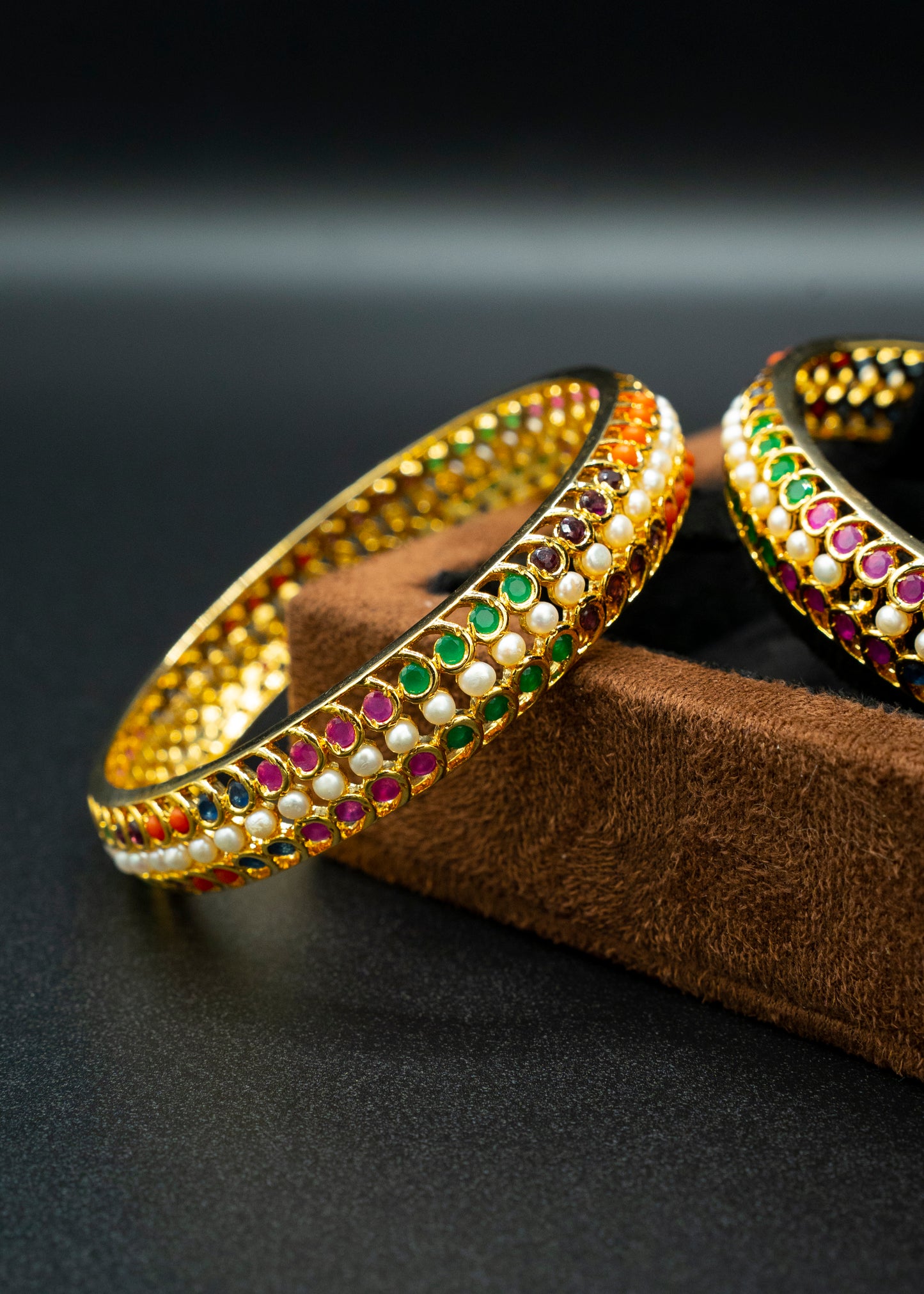 Mystic multi stones bangles