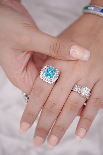 Ice Crush Topaz ring