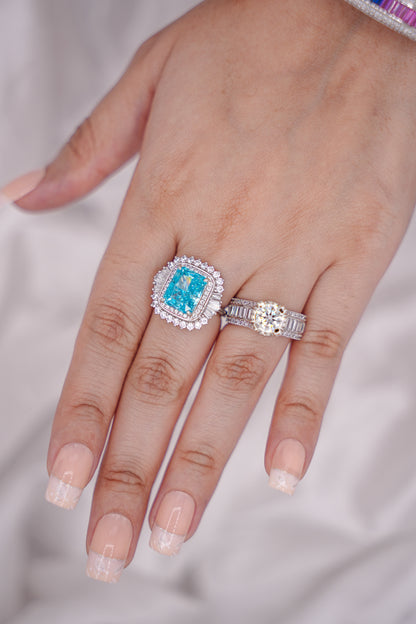 Ice Crush Topaz ring
