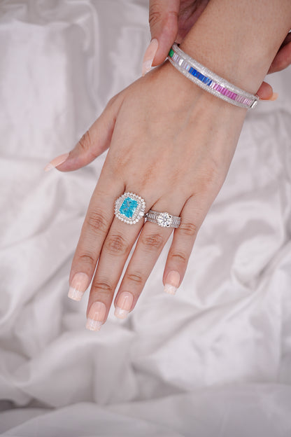 Ice Crush Topaz ring
