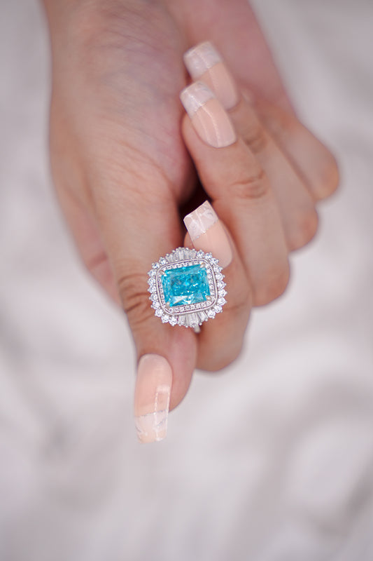 Ice Crush Topaz ring