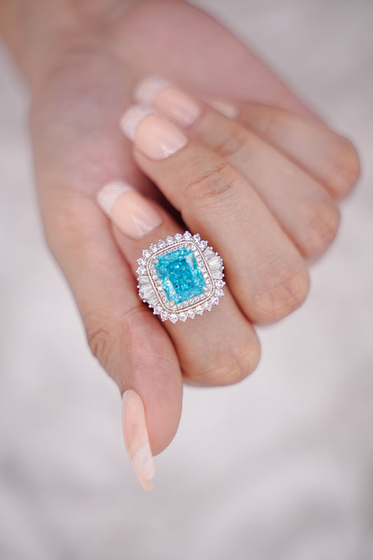 Ice Crush Topaz ring