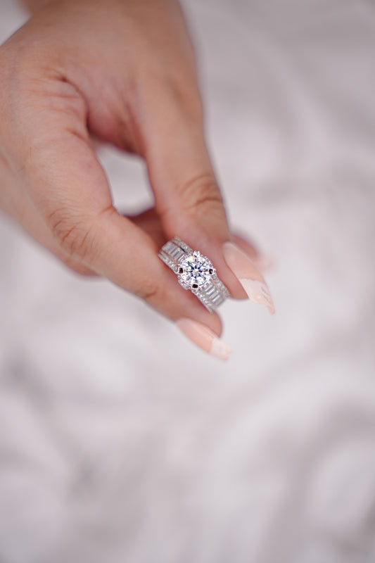 Moissanite Solitaire Ring