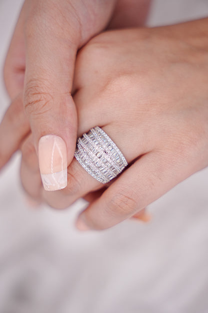 Baguette Cut Ring Band
