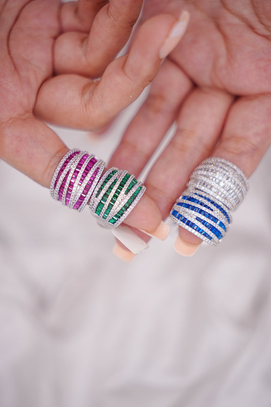 Baguette Cut Ring Band