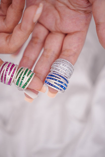 Baguette Cut Ring Band