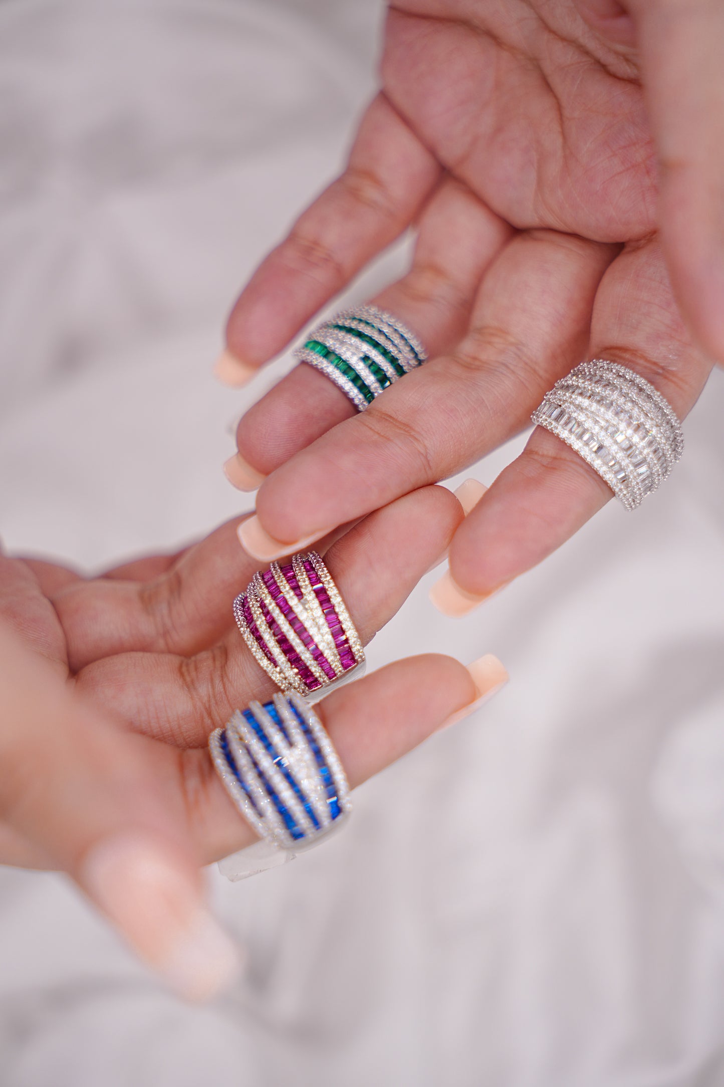 Baguette Cut Ring Band