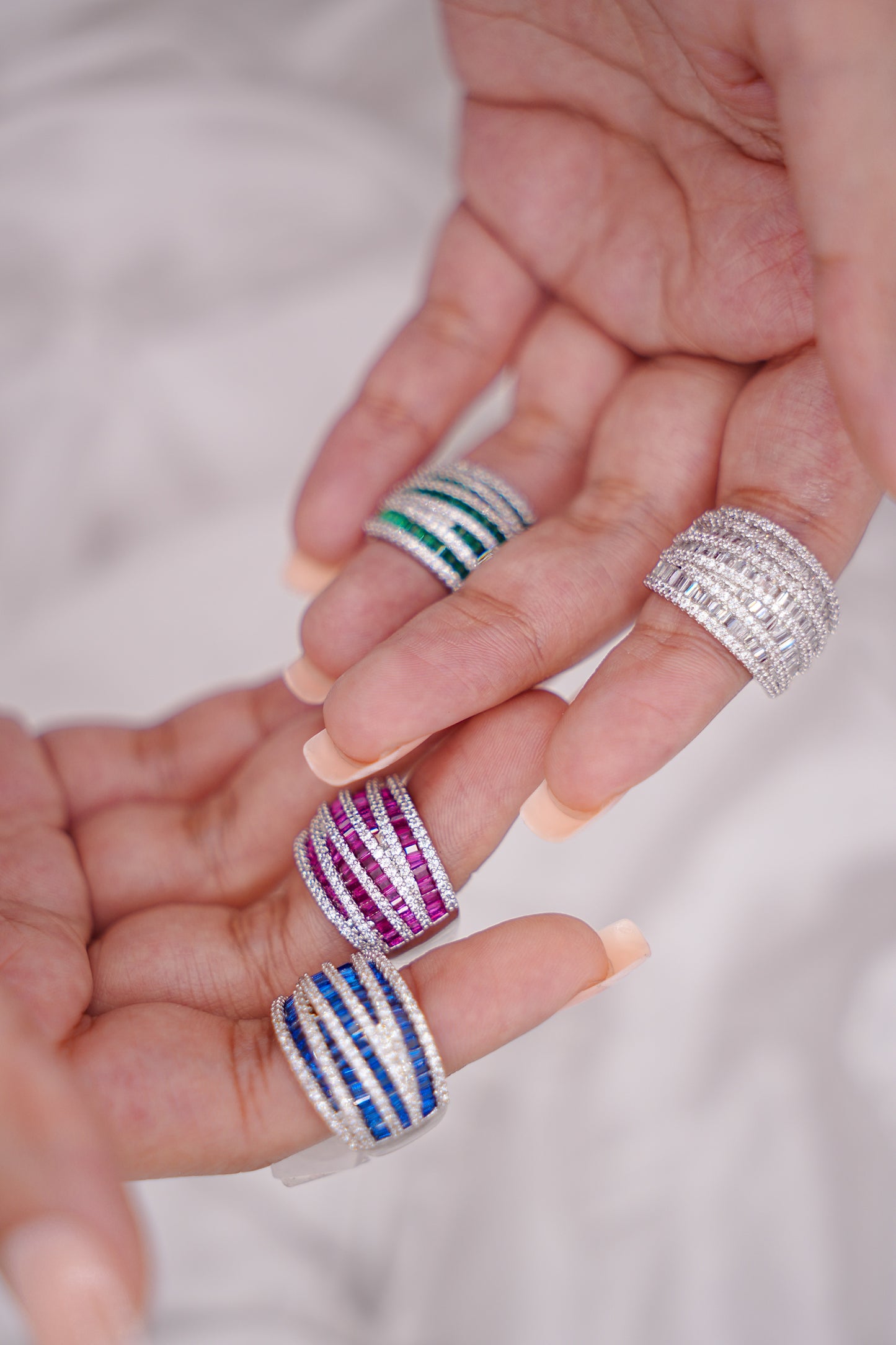 Baguette Cut Ring Band