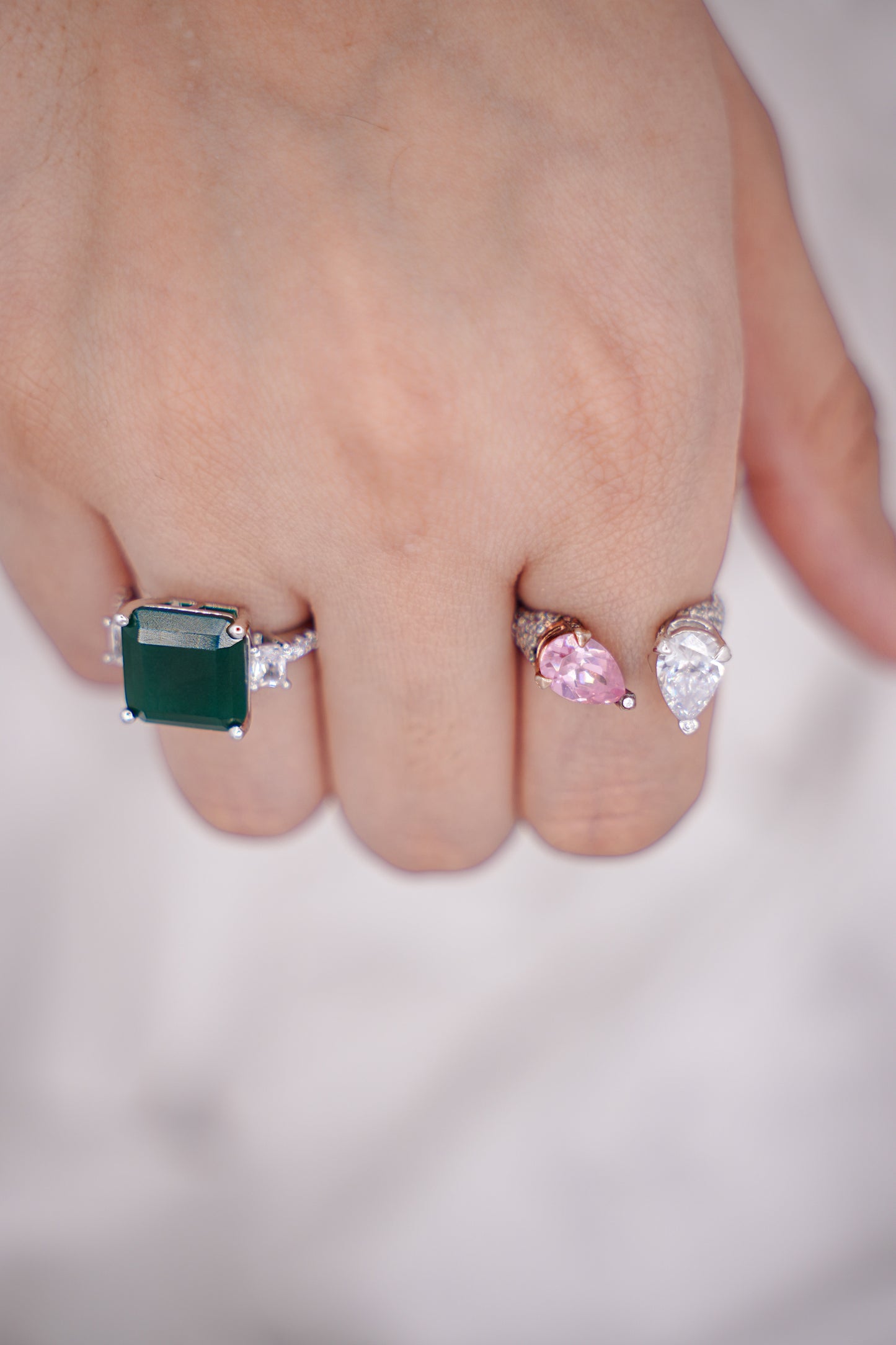 Asscher Cut Emerald Ring