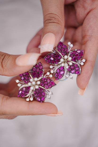 Floral Setting Studs