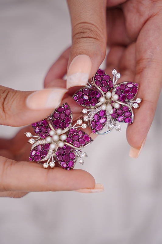 Floral Setting Studs