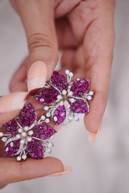 Floral Setting Studs