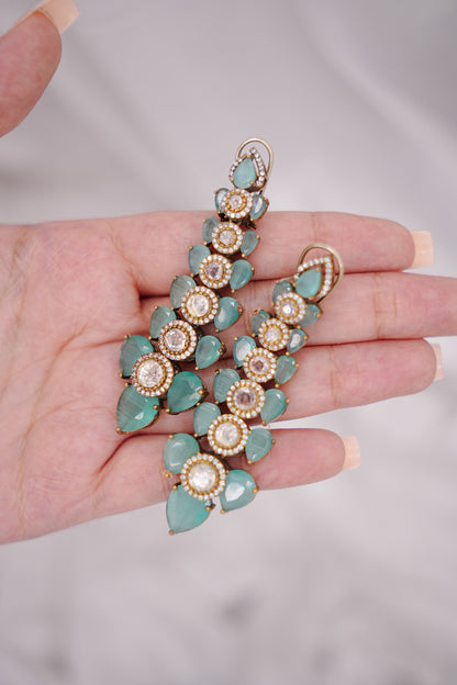 Polki Dangling Earrings