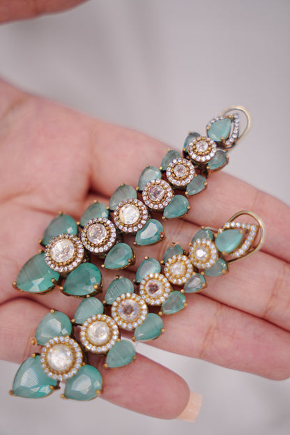 Polki Dangling Earrings