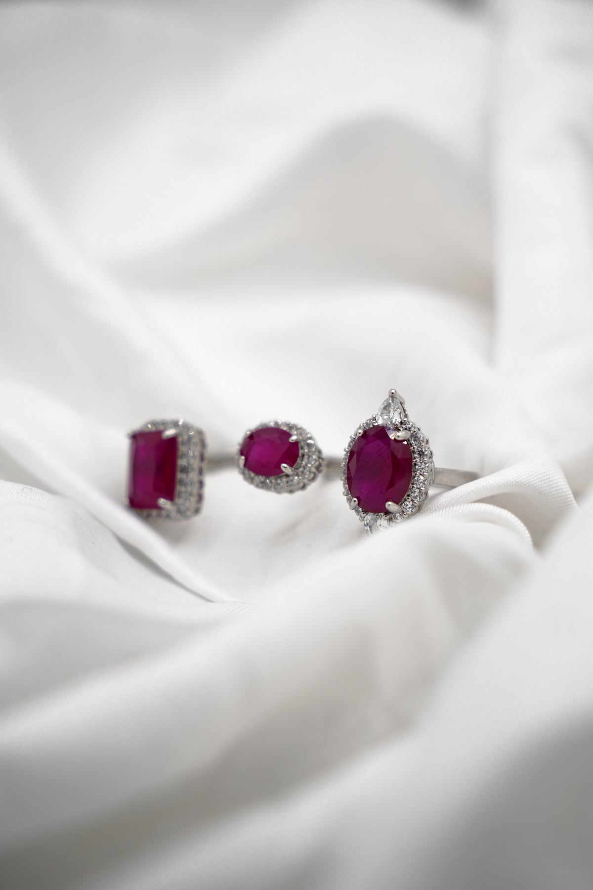 Dublet Ring in Ruby