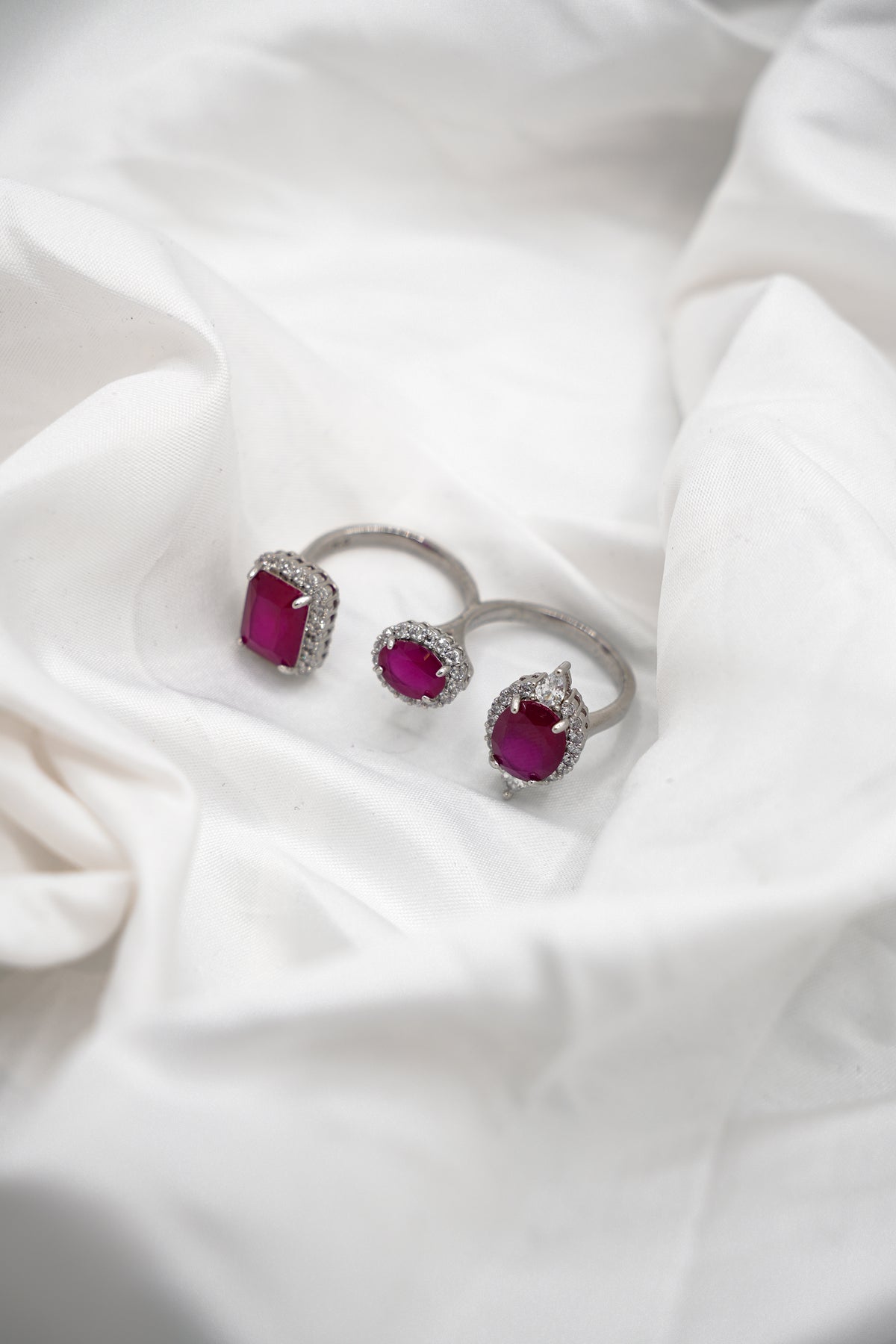 Dublet Ring in Ruby