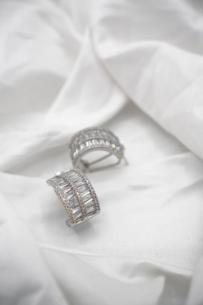 Baguette Cut Hoops