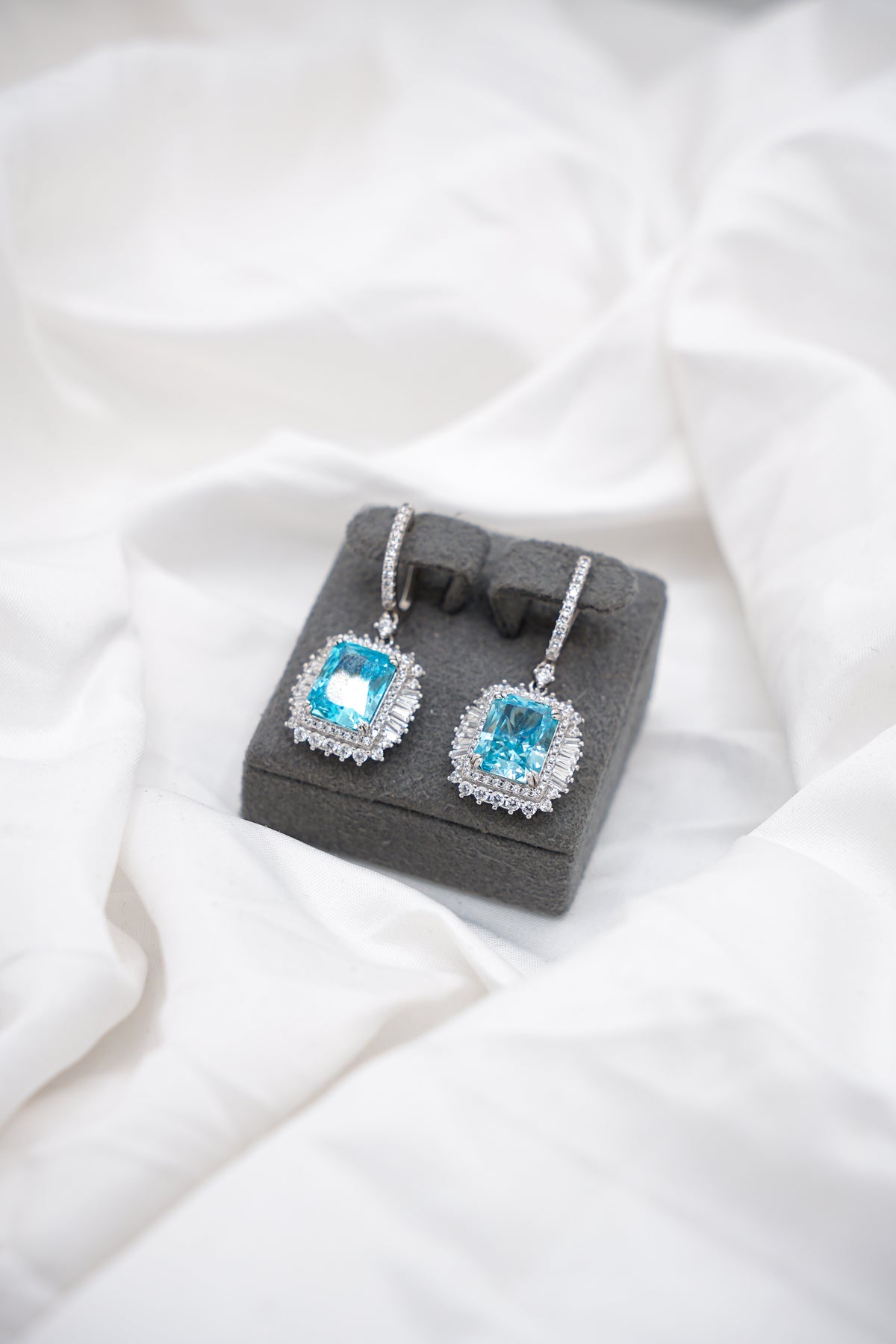 Ice-Crushed Earrings