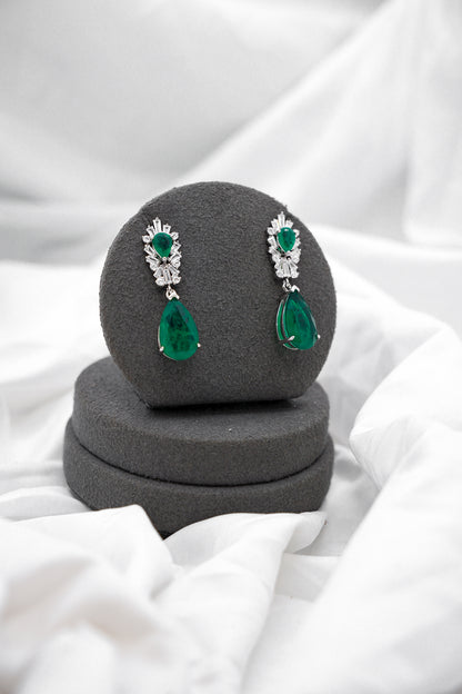 Emerald Ètoile Earrings