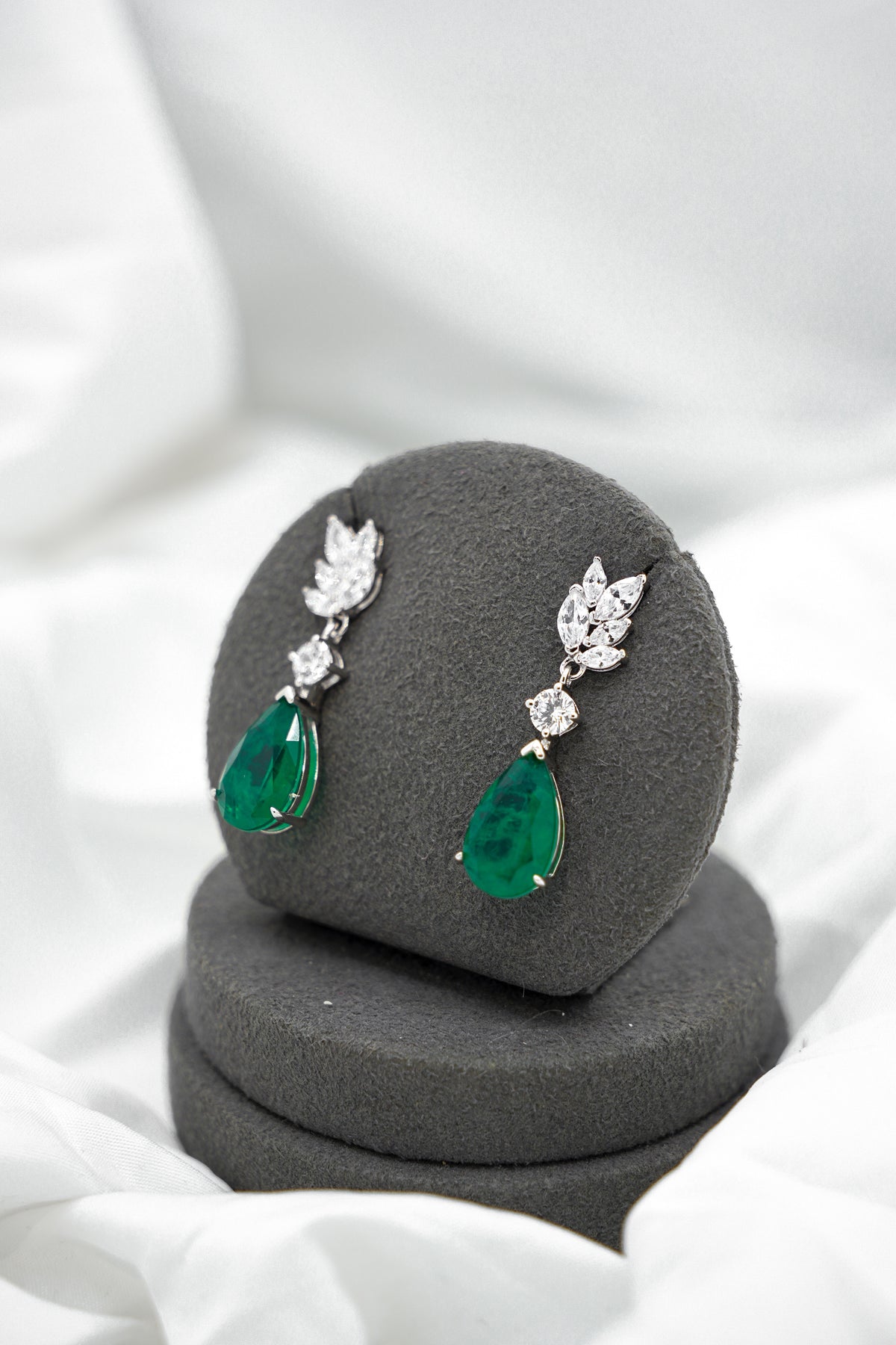 Emerald Drop Earrings