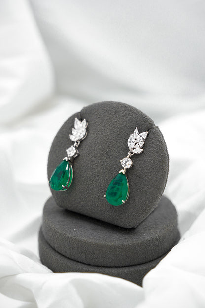 Emerald Drop Earrings