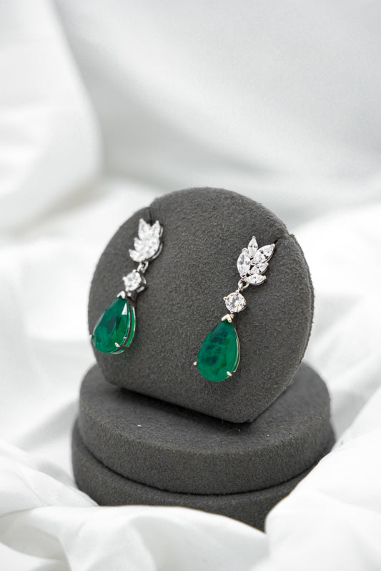 Emerald Drop Earrings