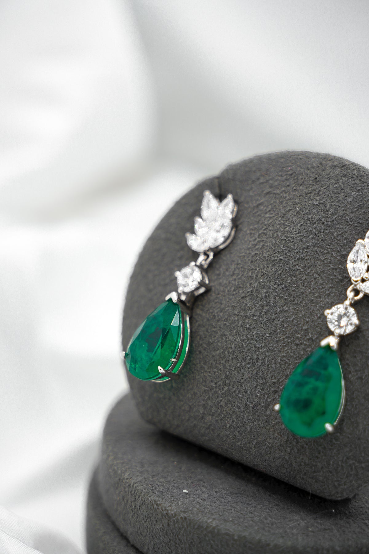 Emerald Drop Earrings