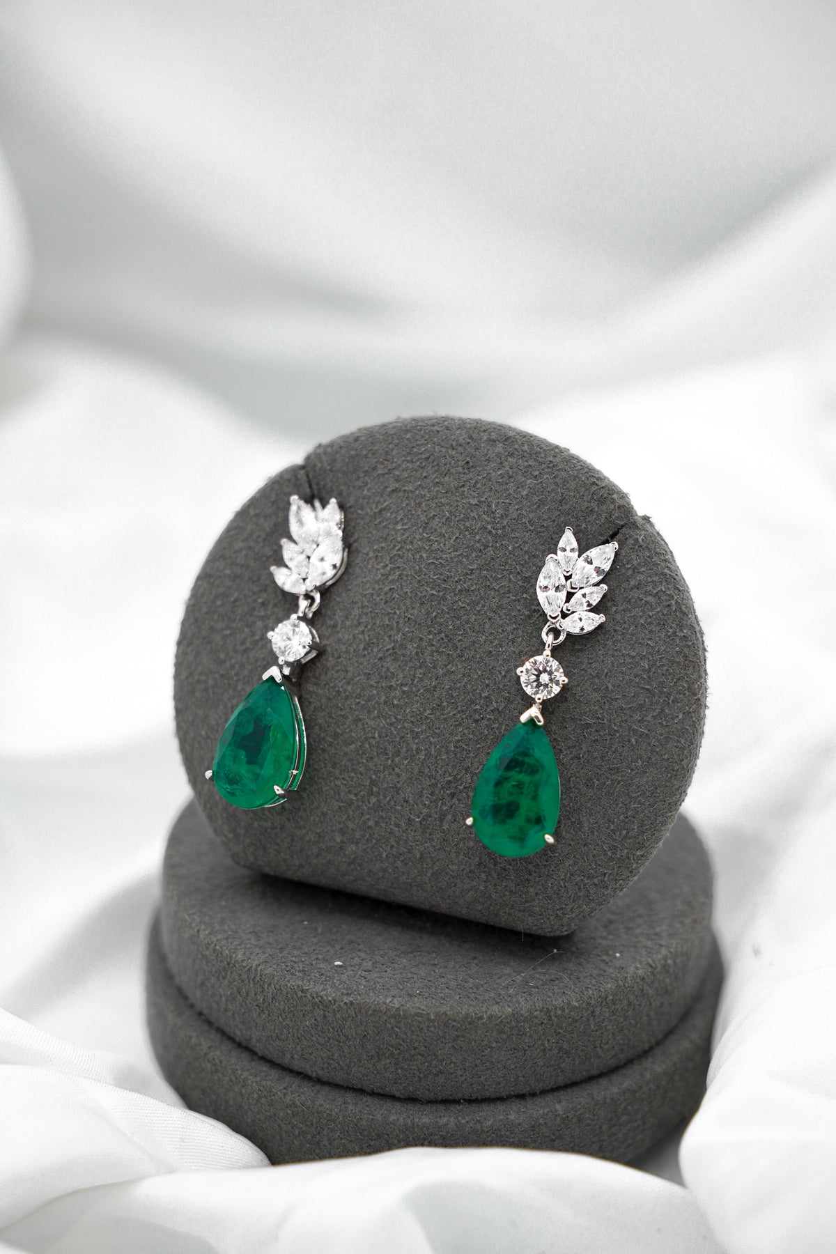 Emerald Drop Earrings
