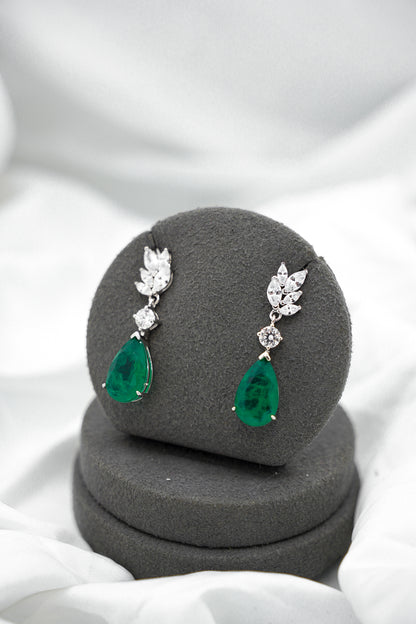 Emerald Drop Earrings