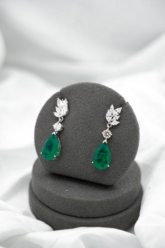 Emerald Drop Earrings