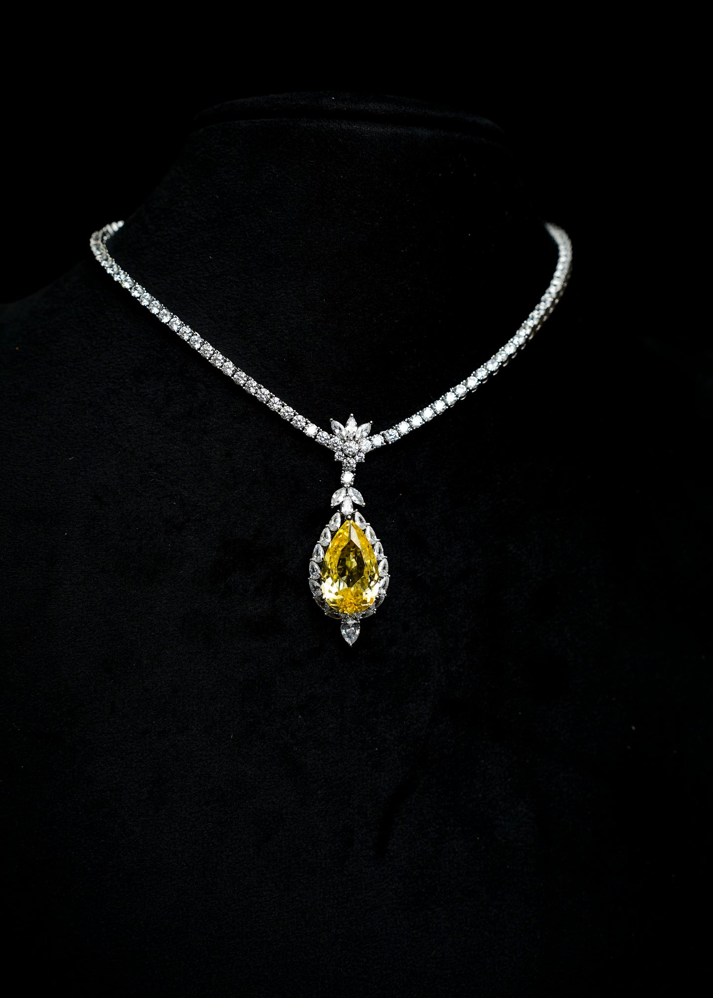 Canary Pear Necklace