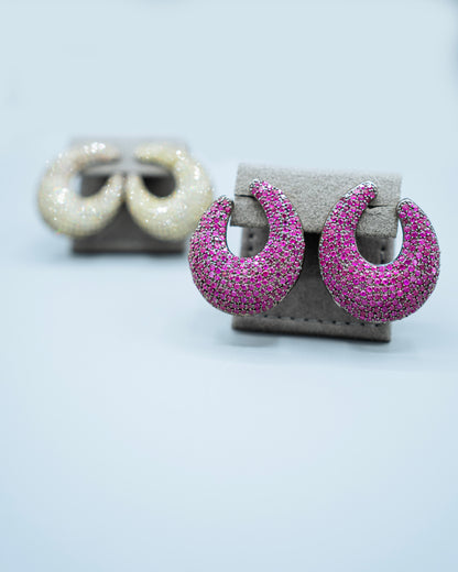 Pink Hoops