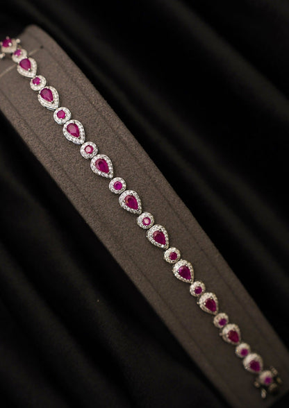 Ruby Sparkle Bracelet