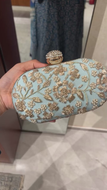 Pink Flora Clutch