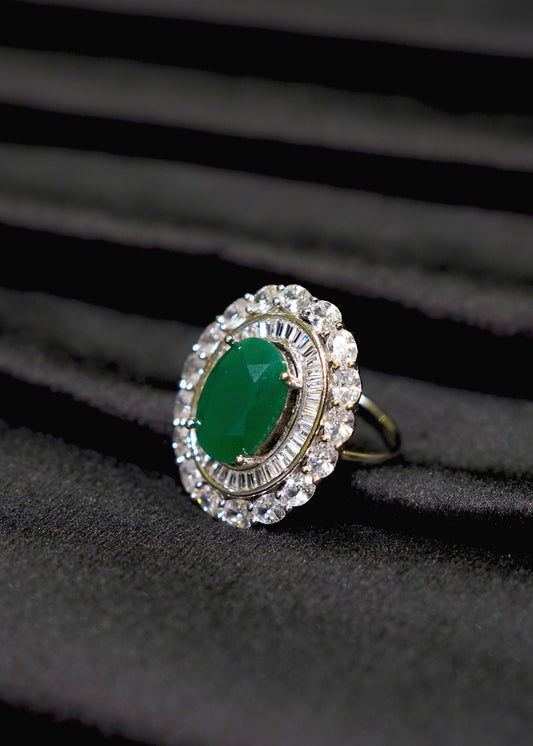 Emerald Cocktail Ring